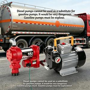 Dangerous Mistake: Why You CANNOT Use a 12V Diesel Transfer Pump for Gasoline