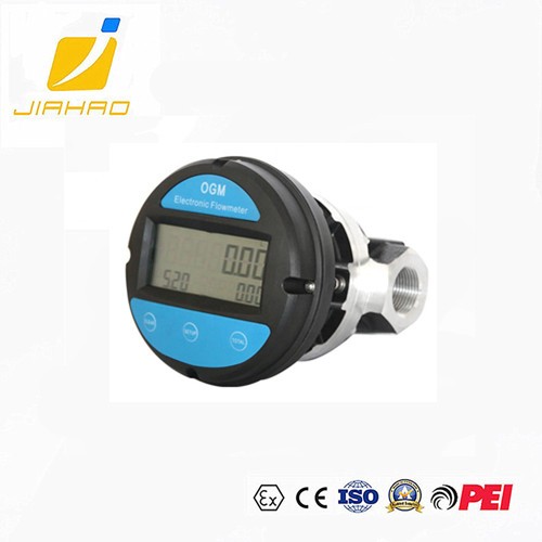 OGM-E-25/40/50Aluminum oval gear meter with electronic register