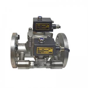 Stainless Steel Dual-flow Piston Solenold Valve for Positive Displacement Flow Meter 
